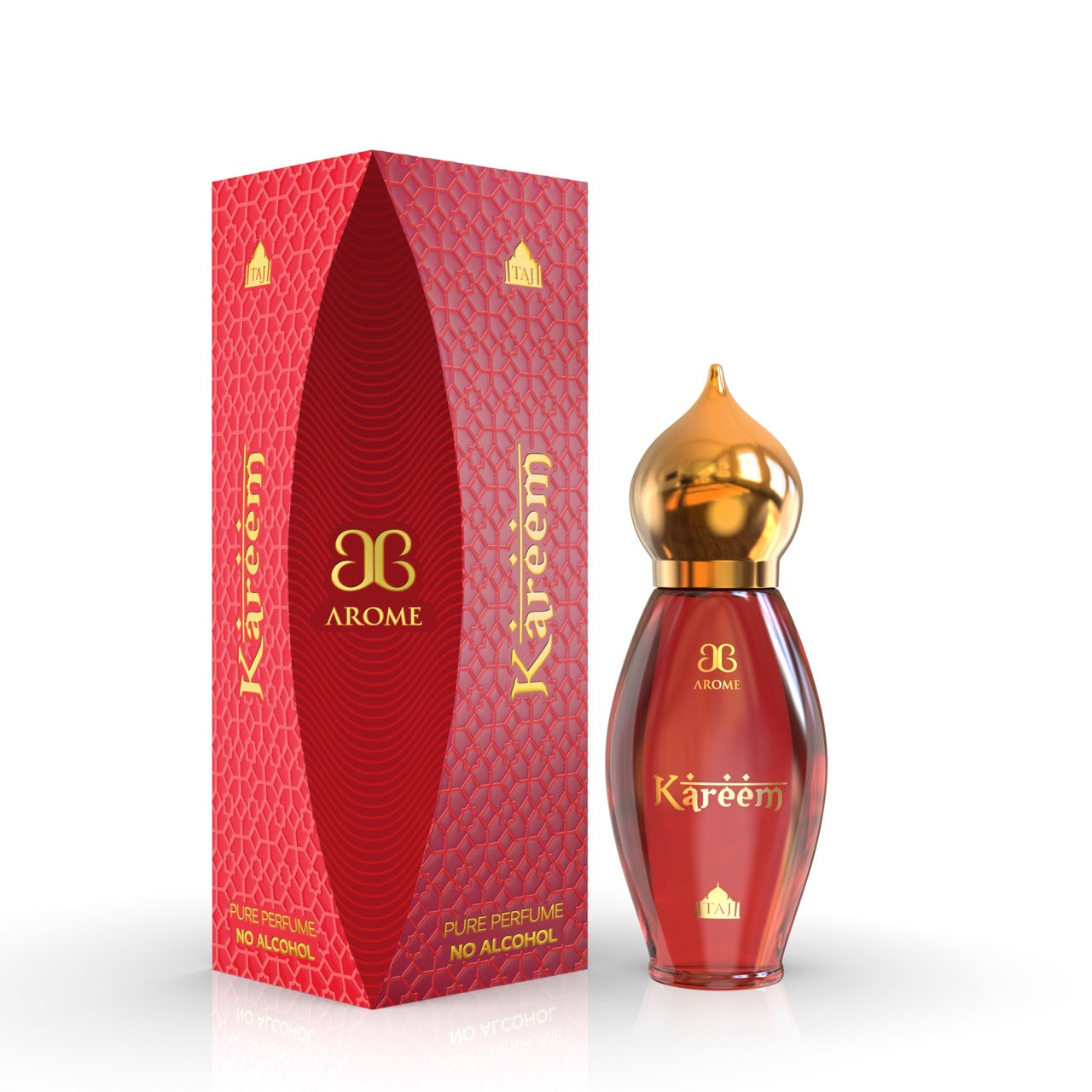 Kareem Arome perfume bottle and packaging on a white background