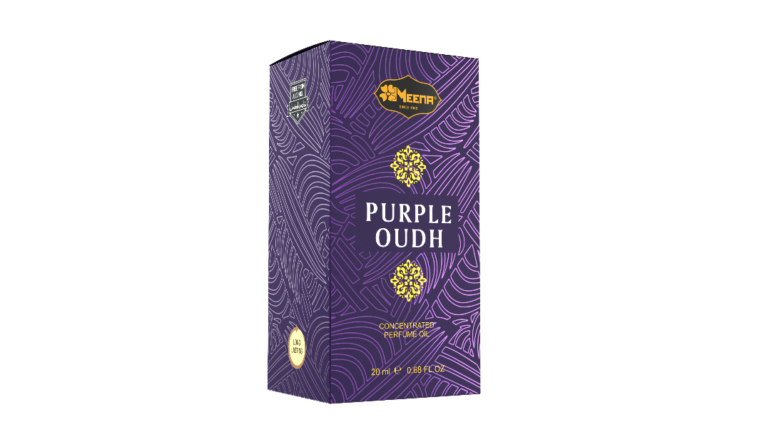 Purple Oudh Attar - 20ml Roll On - Free from Alcohol