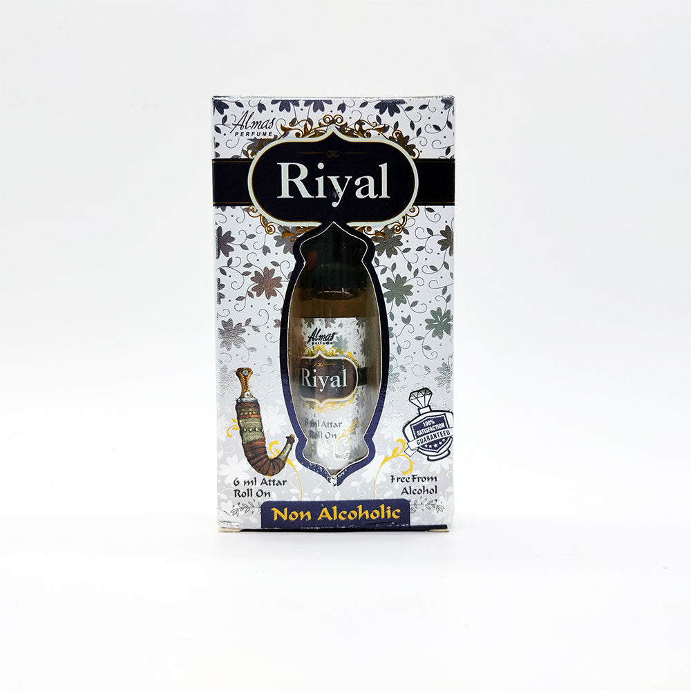 Almas Riyal Attar 6ml Roll On Taj Series Concentrated