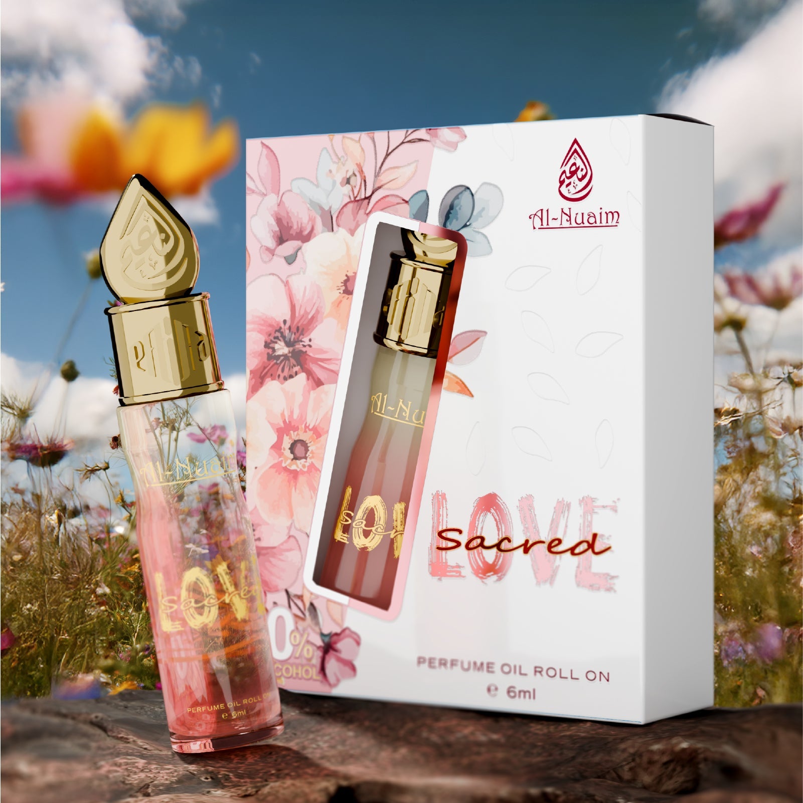 Sacred Love Attar - 6ml Roll On - Free from Alcohol