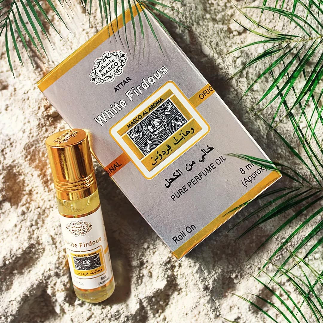 White Firdous Attar - 8ml
