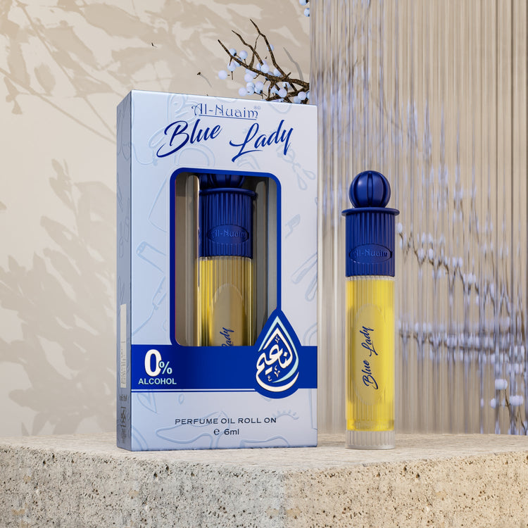 Blue Lady Attar - 6ml Roll On - Free from Alcohol