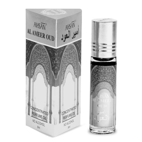 Al Ameer Oud Attar - 8ml Roll On - No Alcohol