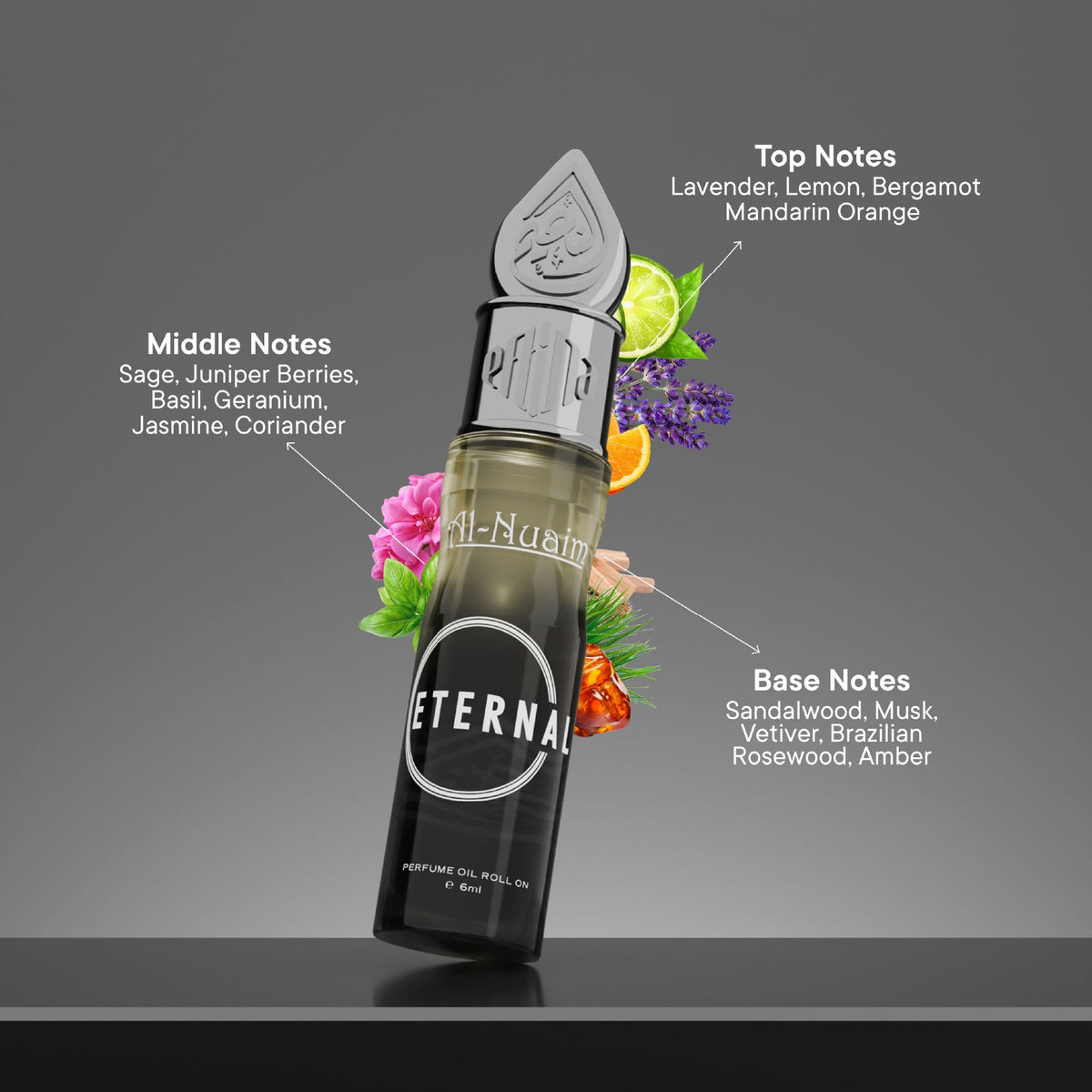 Eternal Attar - 6ml Roll On - Free from Alcohol