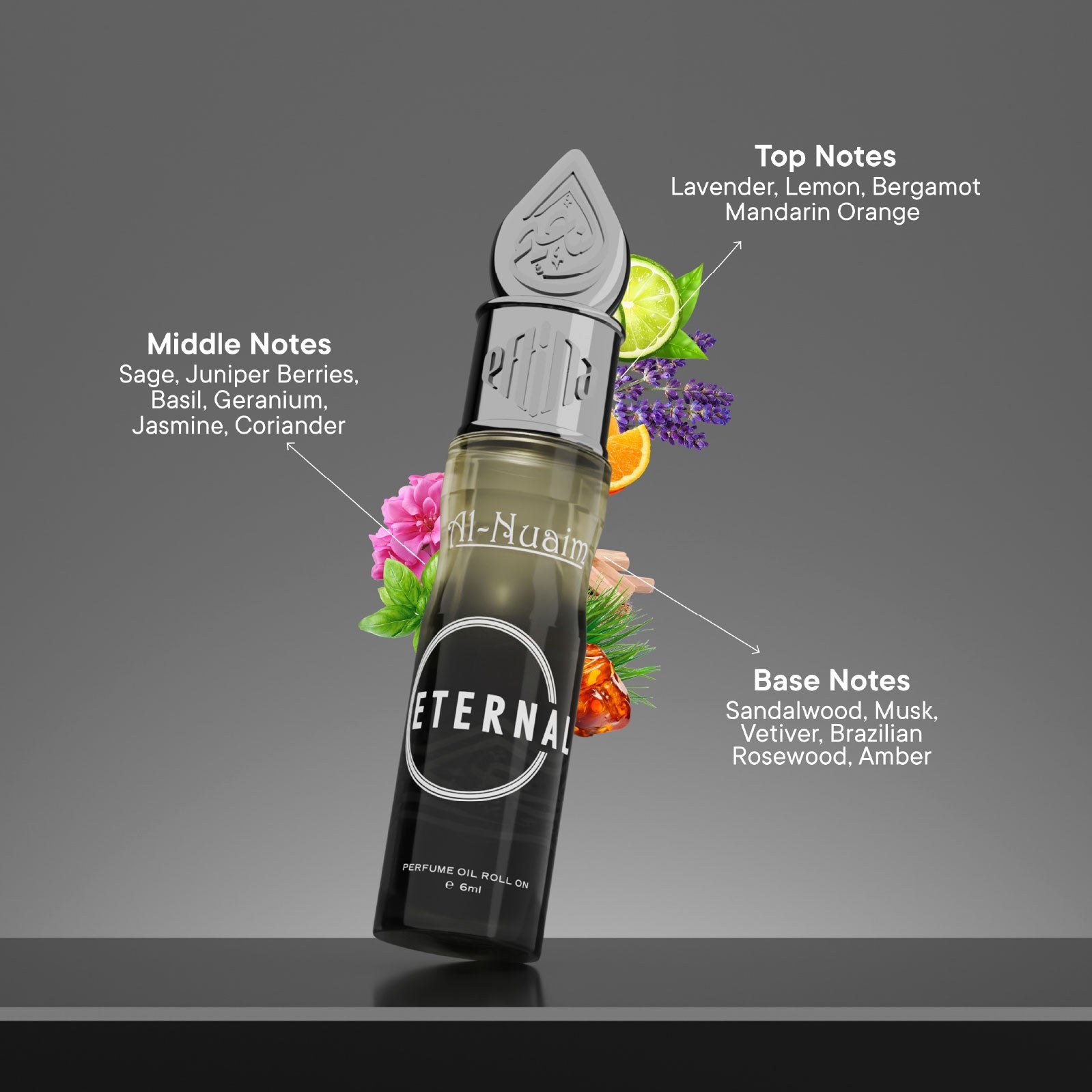 Eternal Attar - 6ml Roll On - Free from Alcohol