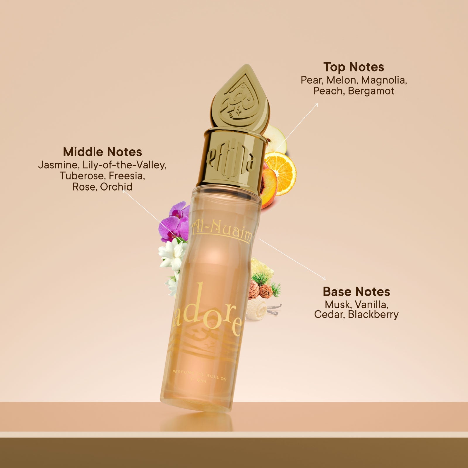 Adore Attar - 6ml Roll On - Free from Alcohol