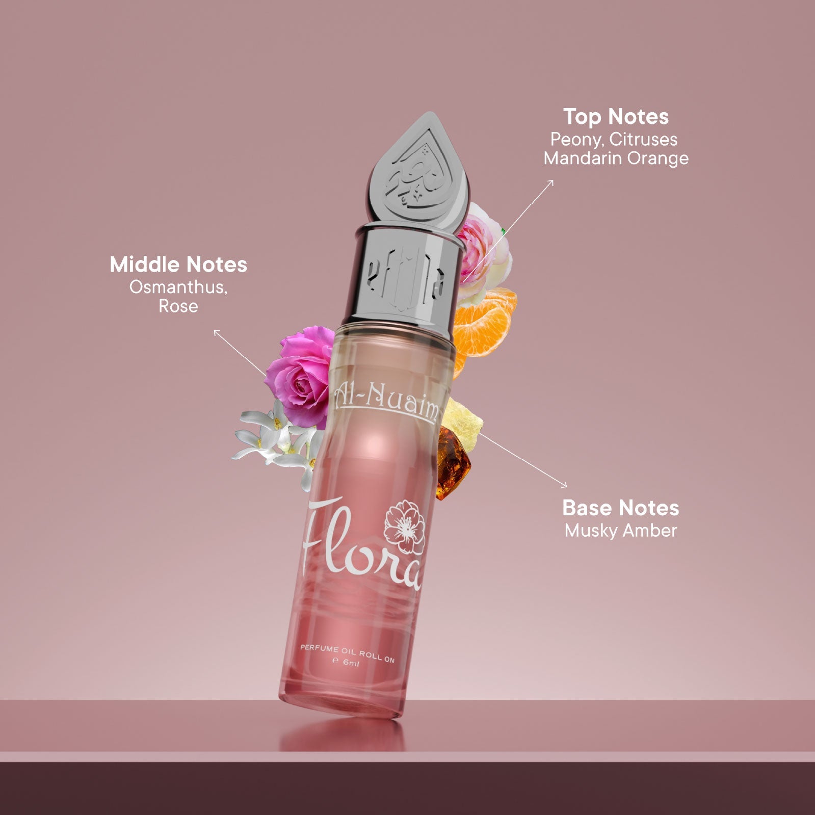 Flora Attar - 6ml Roll On - Free from Alcohol
