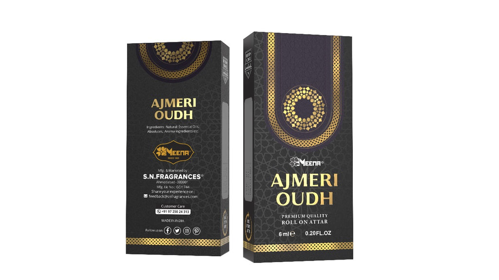 Ajmeri Oudh Attar - 6ml Roll On - Concentrated Perfume Oil