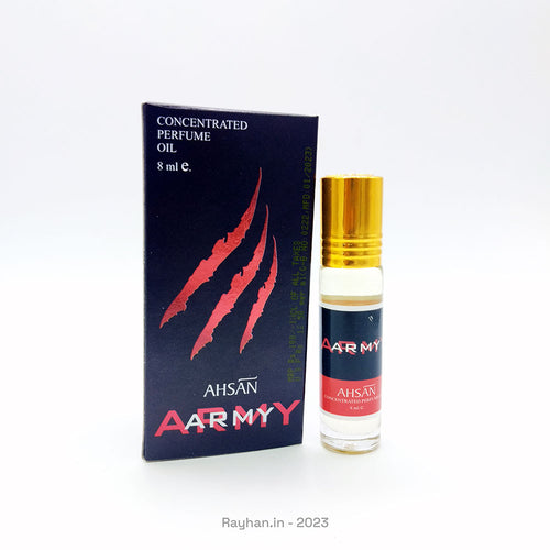 Army Attar - 8ml Roll On - Free from Alcohol
