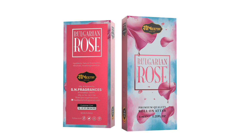 Bulgarian Rose Attar - 6ml Roll On - Free from Alcohol