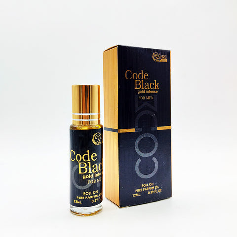 Code Black Gold Intense - 12ml - Roll On Perfume