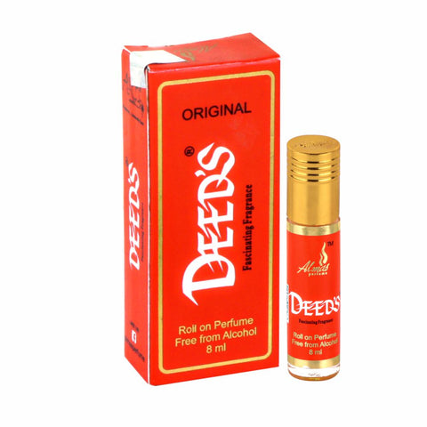 Deeds Red Attar - 8ml Roll On - ECO Series