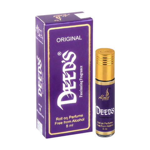 Deeds Purple Attar - 8ml Roll On - ECO Series - Concentrated Perfume Oil