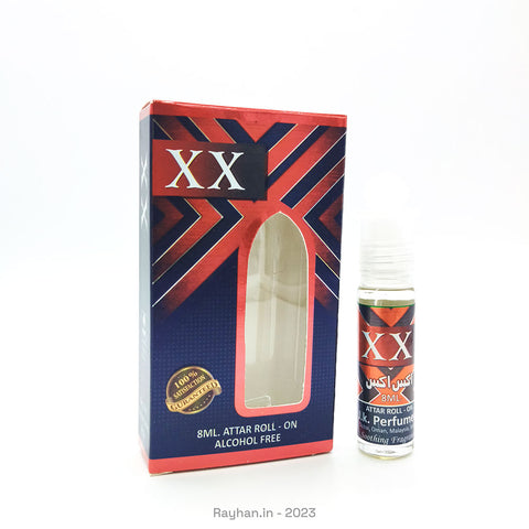 XX Attar - 8ml Roll On - Free from Alcohol