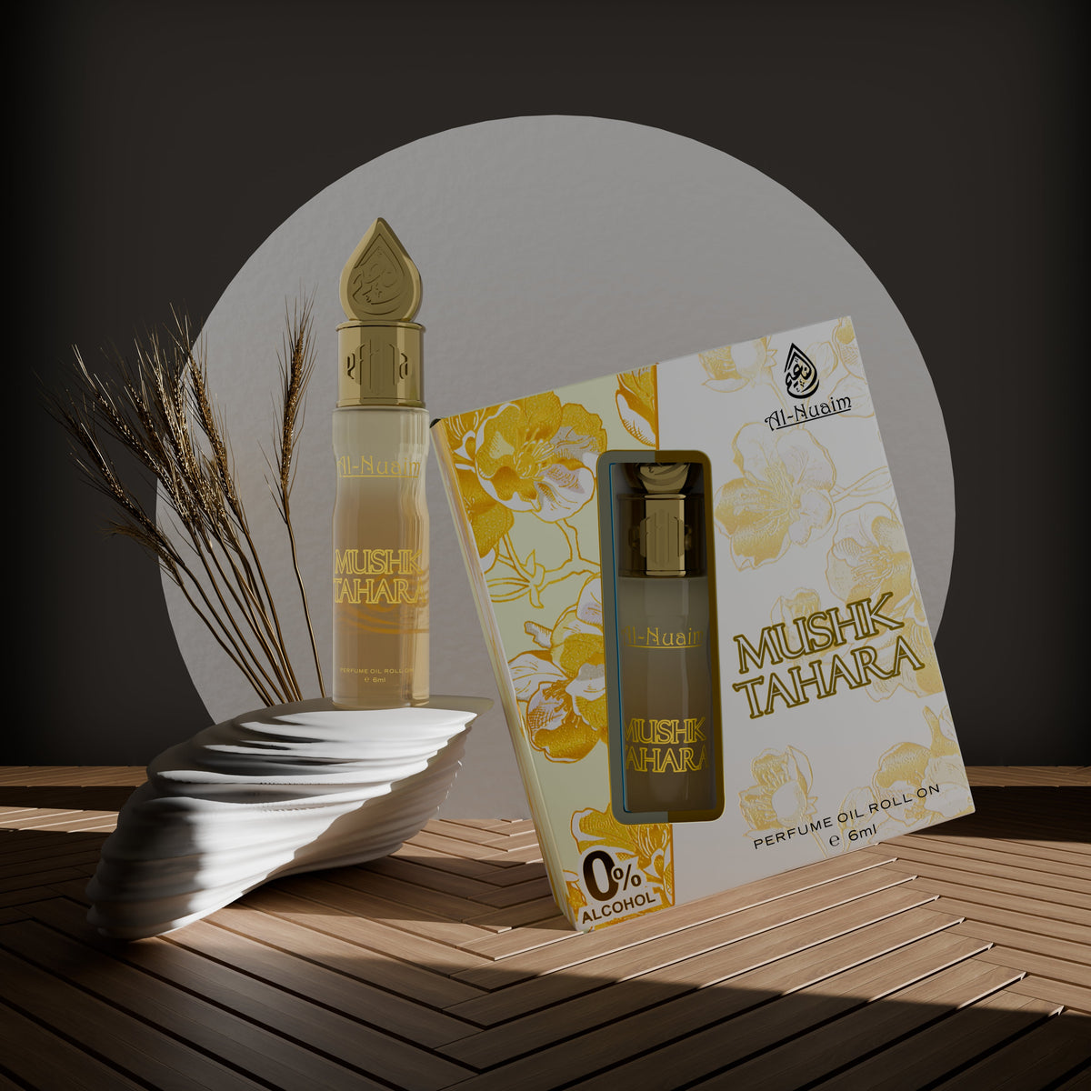Mushk Tahara Attar - 6ml Roll On - Free from Alcohol