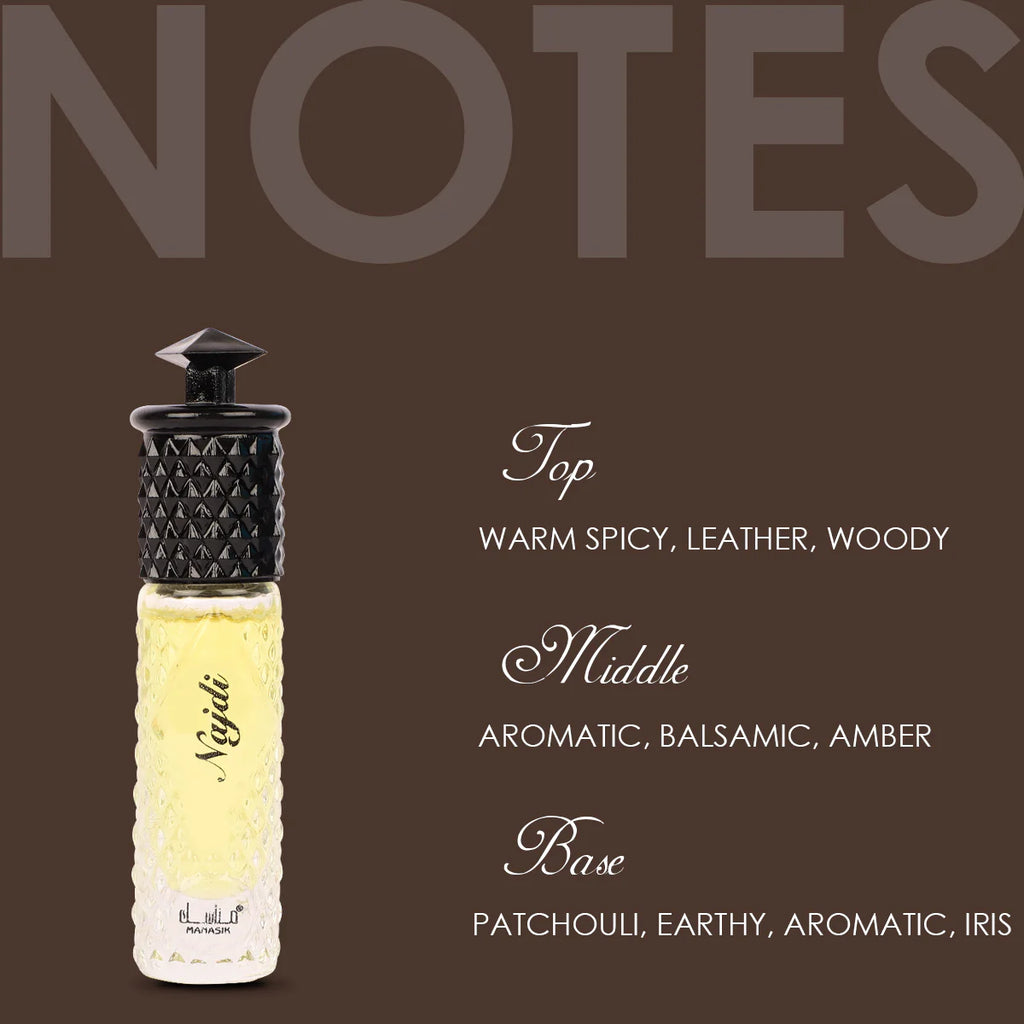 Najdi Attar - 6ml Roll On - Free from Alcohol