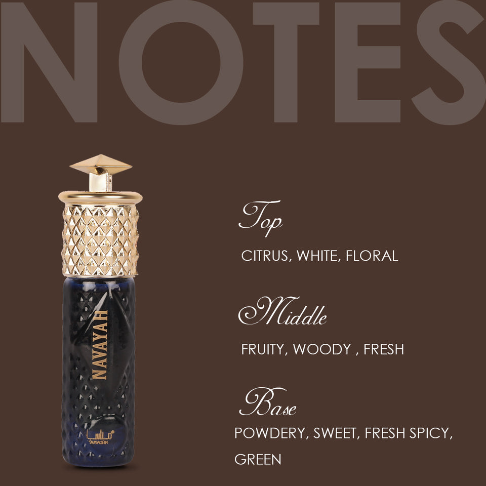 Navayah Attar for Women - 6ml Roll On - Free from Alcohol