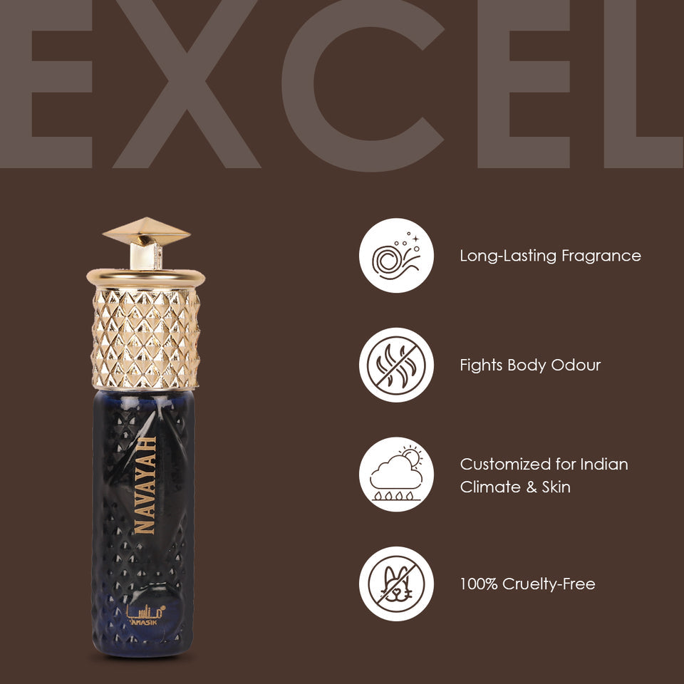 Navayah Attar for Women - 6ml Roll On - Free from Alcohol