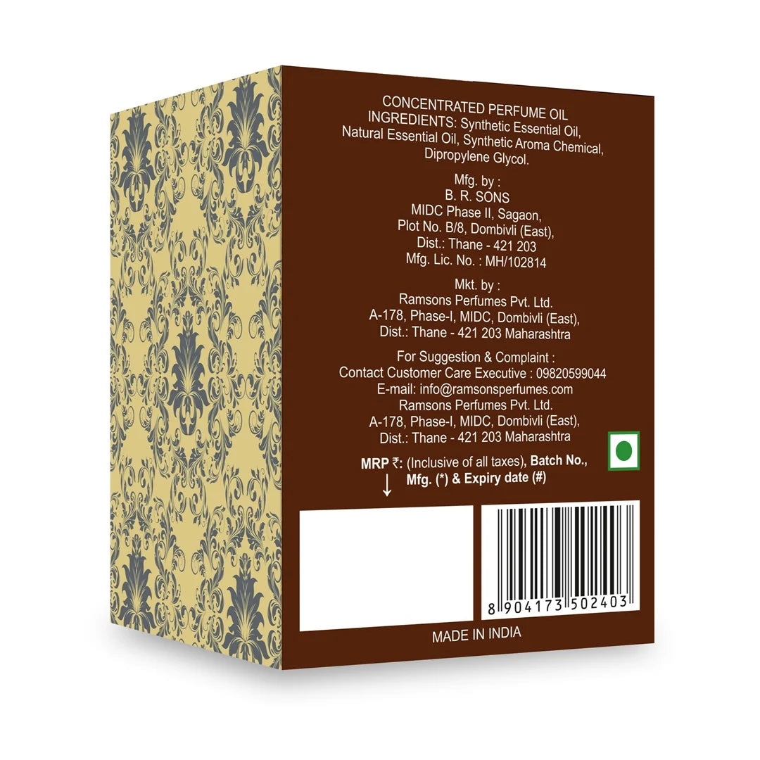 Oudh Al Shums Attar - 20ml Roll On - Concentrated Perfume Oil