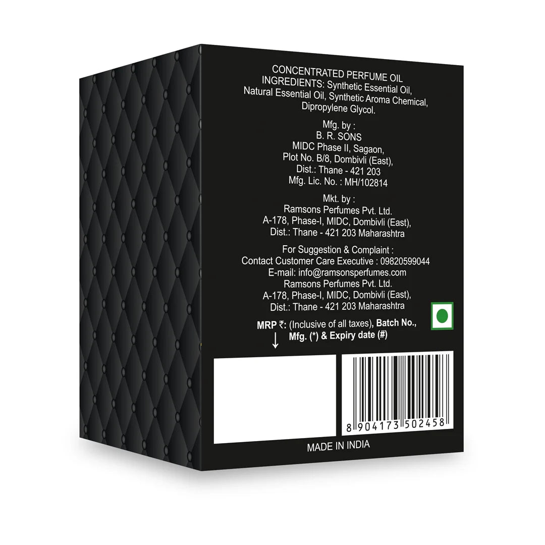 Raees Attar - 20ml Roll On - Free from Alcohol