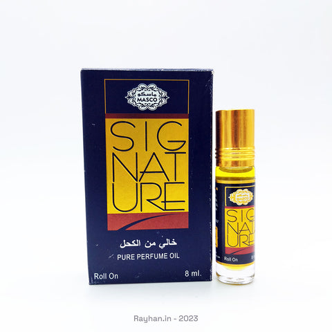 Signature Attar 8ml Roll On Pure Perfume Oil