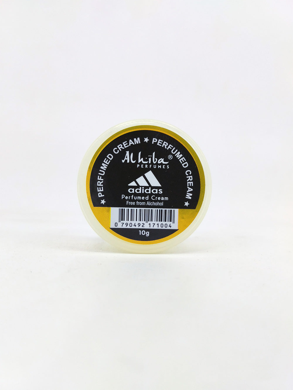 Adidas Perfumed Cream container on a white background