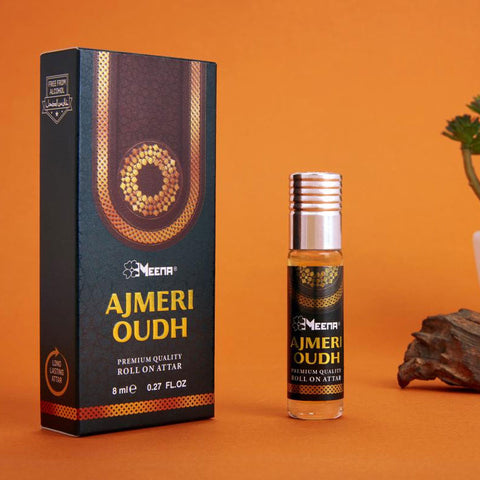 Ajmeri Oudh Attar - 6ml Roll On - Concentrated Perfume Oil