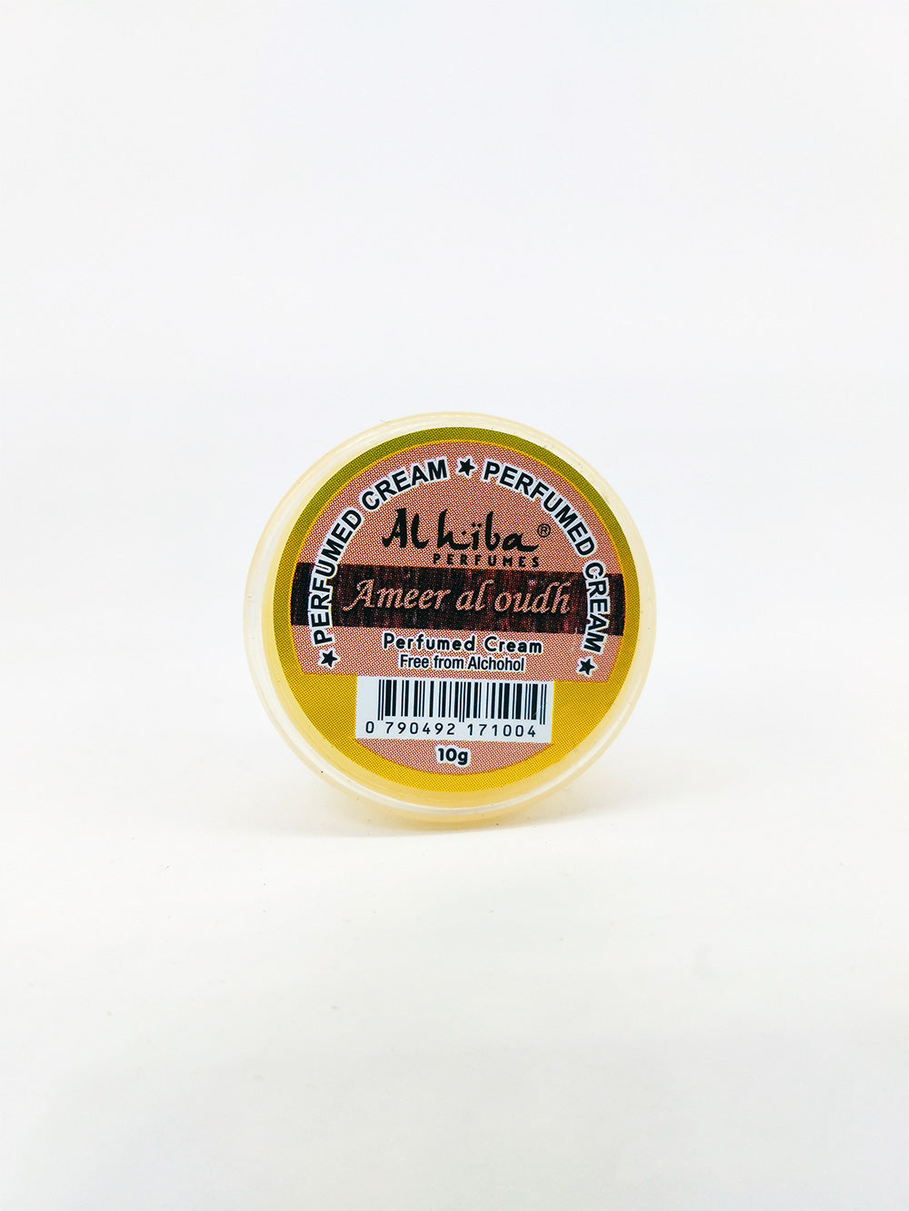 Ameer al Oudh Perfumed cream container with branding on a white background