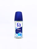 Fa Aqua deodorant bottle on a white background