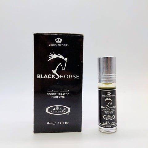 Black Horse Attar - 6ml Roll On - Free from Alcohol