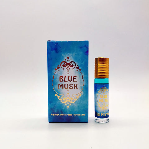 Blue Musk Attar - 6ml Roll On - Free from Alcohol