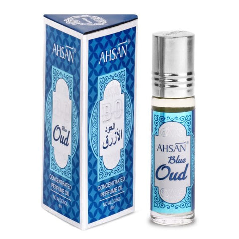 Blue Oud Attar - 8ml Roll On - Free from Alcohol