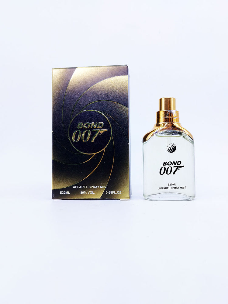 Bond 007 perfume bottle and packaging on a white background