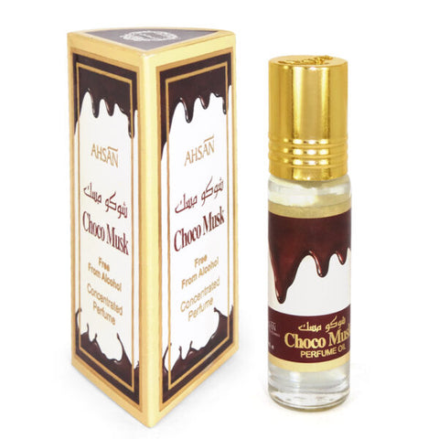 Choco Musk Attar - 8ml Roll On - Free from Alcohol