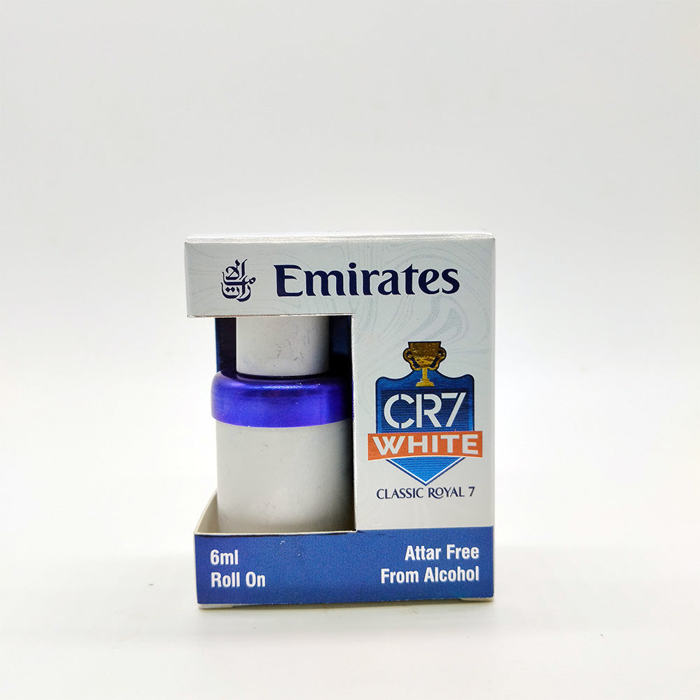 CR7 White Attar - 6ml Roll On - Free from Alcohol
