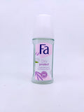 Fa Dry Protect antiperspirant roll-on bottle on a white background