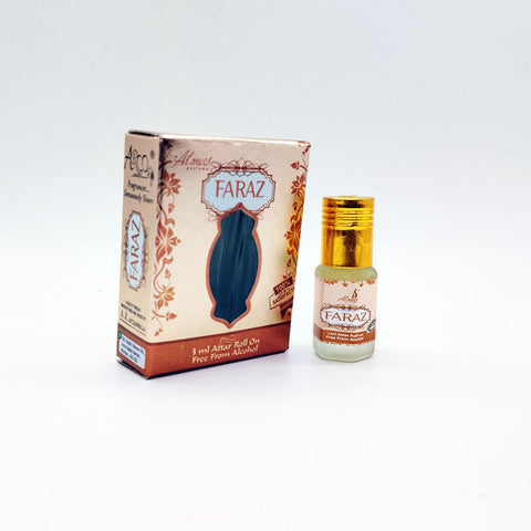 Faraz Attar - 3ml Roll On - Silver Series - Concentrated Perfume Oil