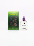Heroine perfume bottle and packaging on a white background