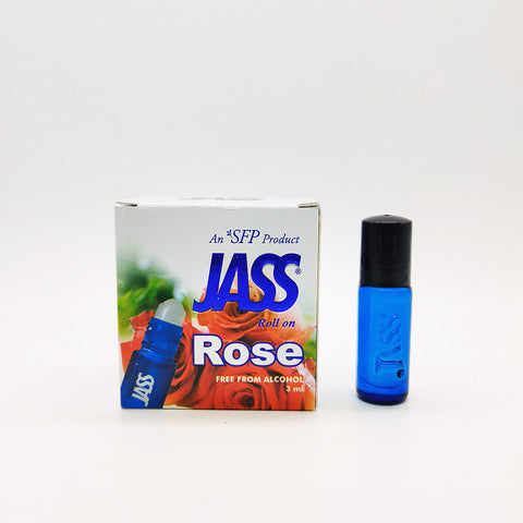 Jass Rose Attar - 3ml Roll On - Free from Alcohol