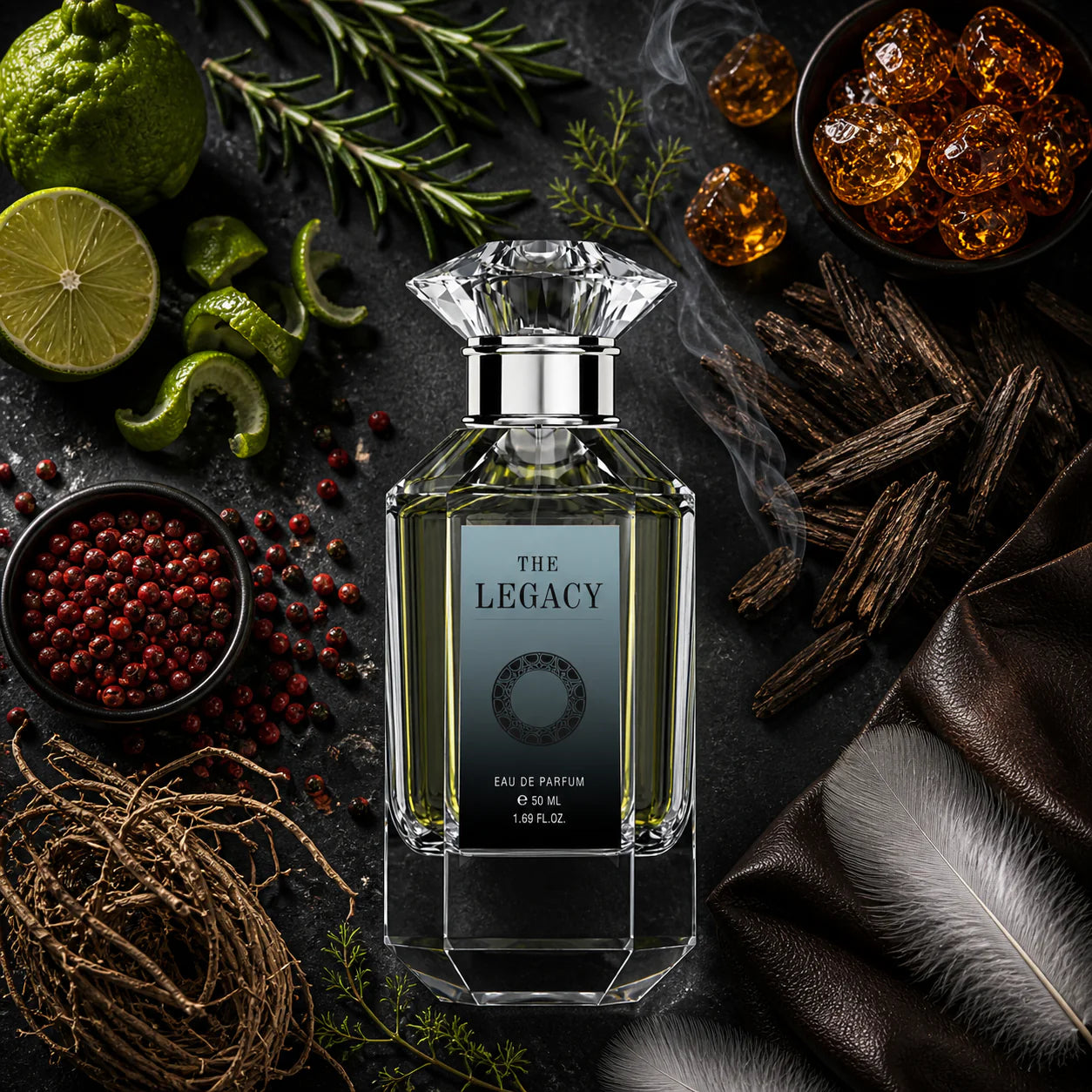 The Legacy - Leather & Agarwood - Eau de Parfum - 50ml Spray