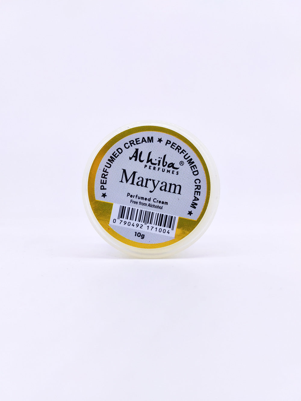 AlHiba Maryam Perfumed Cream container with white background