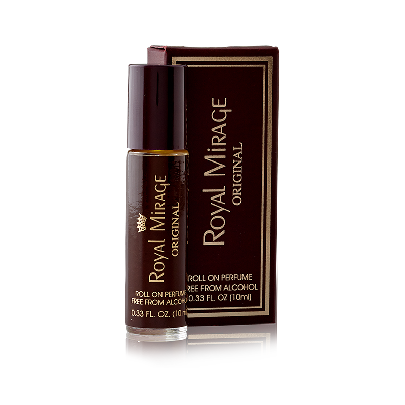 Royal Mirage ® Original (Brown) Attar - 10ml Roll On - Free from Alcohol