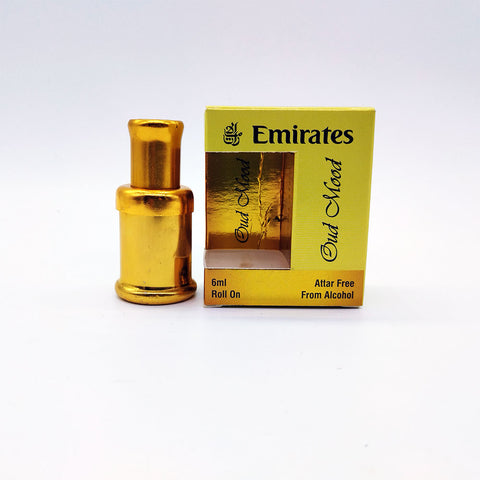 Oud Mood Attar - 6ml Roll On - Concentrated Perfume Oil