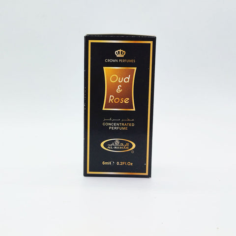 Oud and Rose Attar - 6ml Roll On - Concentrated Perfume Oil