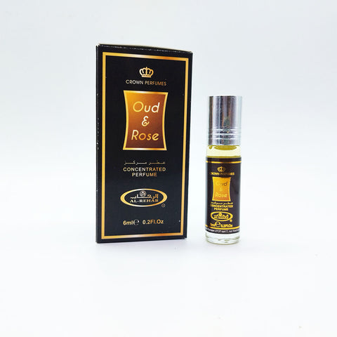 Oud and Rose Attar 6ml Roll On Concentrated Perfume Oil