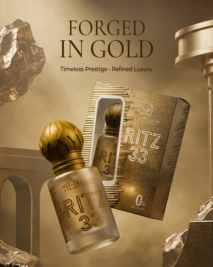Ritz 33 Attar - 6ml Roll On - Free from Alcohol