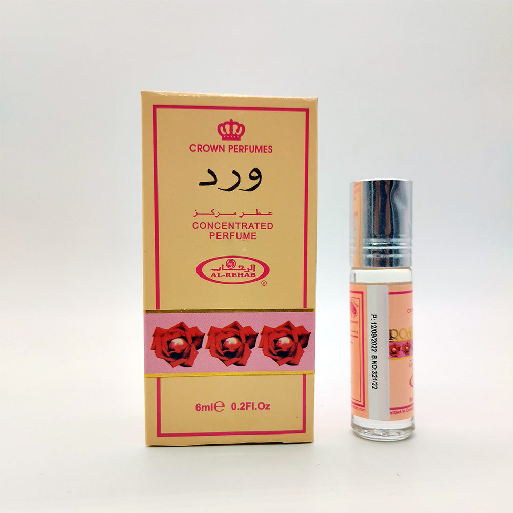 Al Rehab Roses Attar 6ml Roll On Concentrated Perfume Oil
