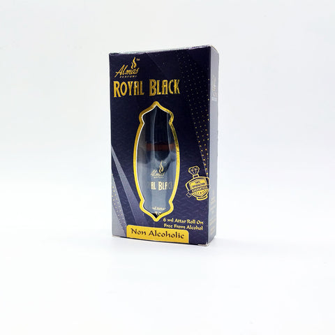 Royal Black Attar - 6ml Roll On - Taj Series - Concentrated Perfume Oil