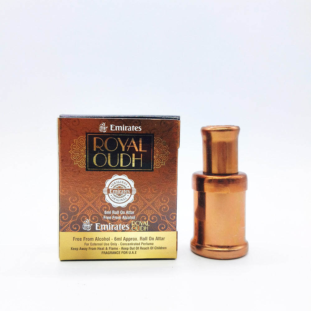 Royal Oudh Attar - 6ml Roll On - Free from Alcohol