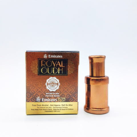 Royal Oudh Attar - 6ml Roll On - Free from Alcohol